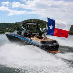 Boater enjoying time on the water